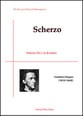 Scherzo No.1 in B minor piano sheet music cover